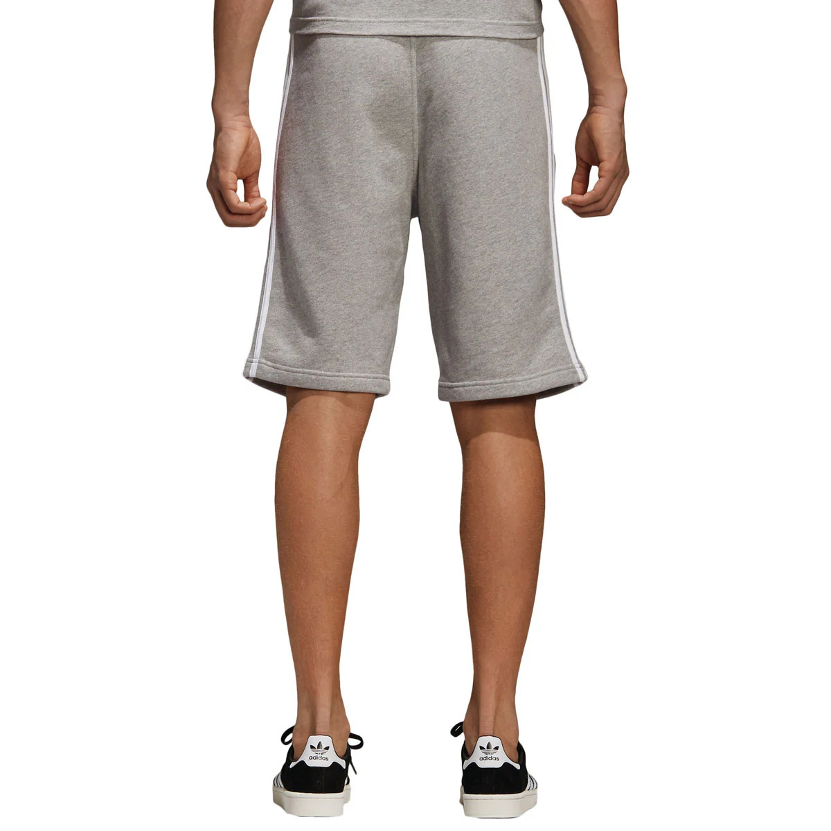 Adidas 3-Stripes Short DH5803 - hellgrau meliert-weiss - Image 3