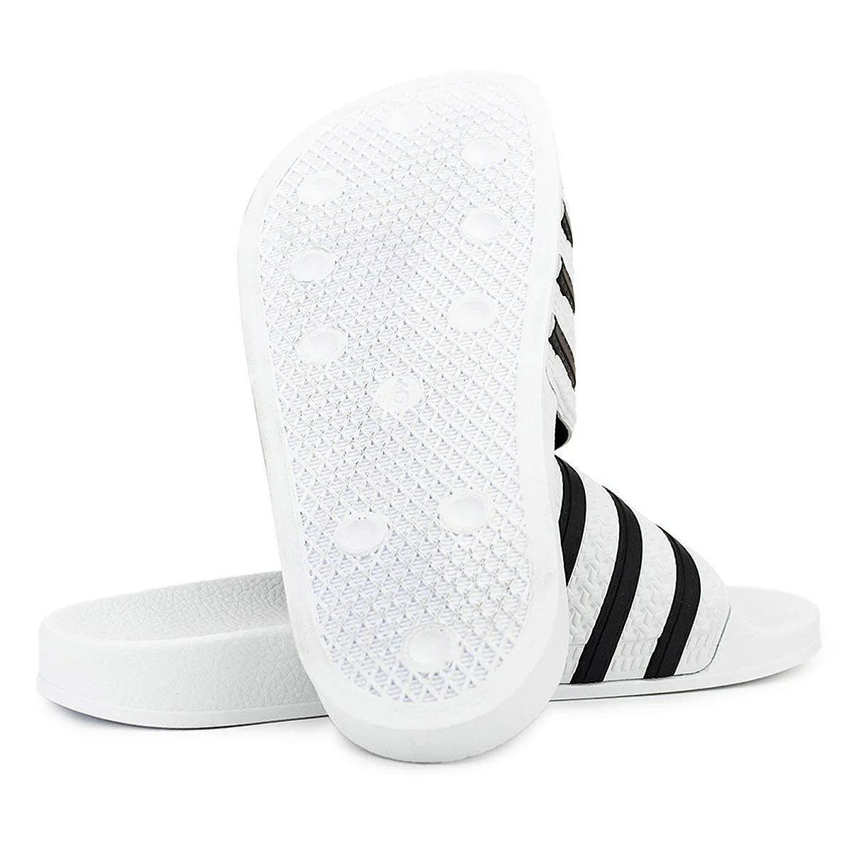 Adidas Adilette Badeschuhe 280648 - weiss-schwarz - Image 4