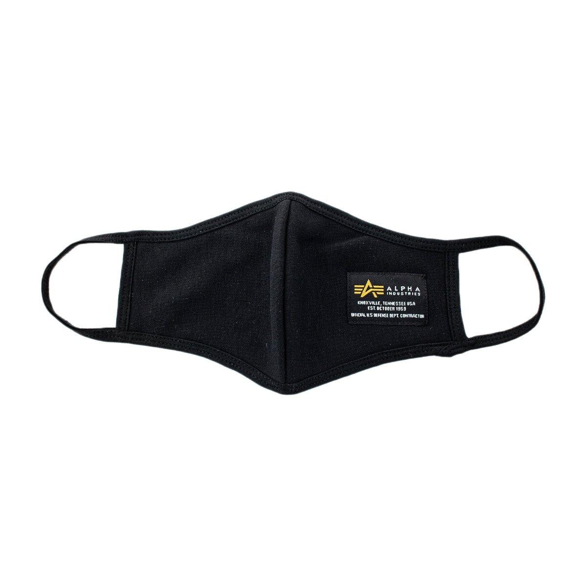 Alpha Industries Inc Heavy Crew Face Mask Mundschutz 128943-03 - schwarz - Image 4