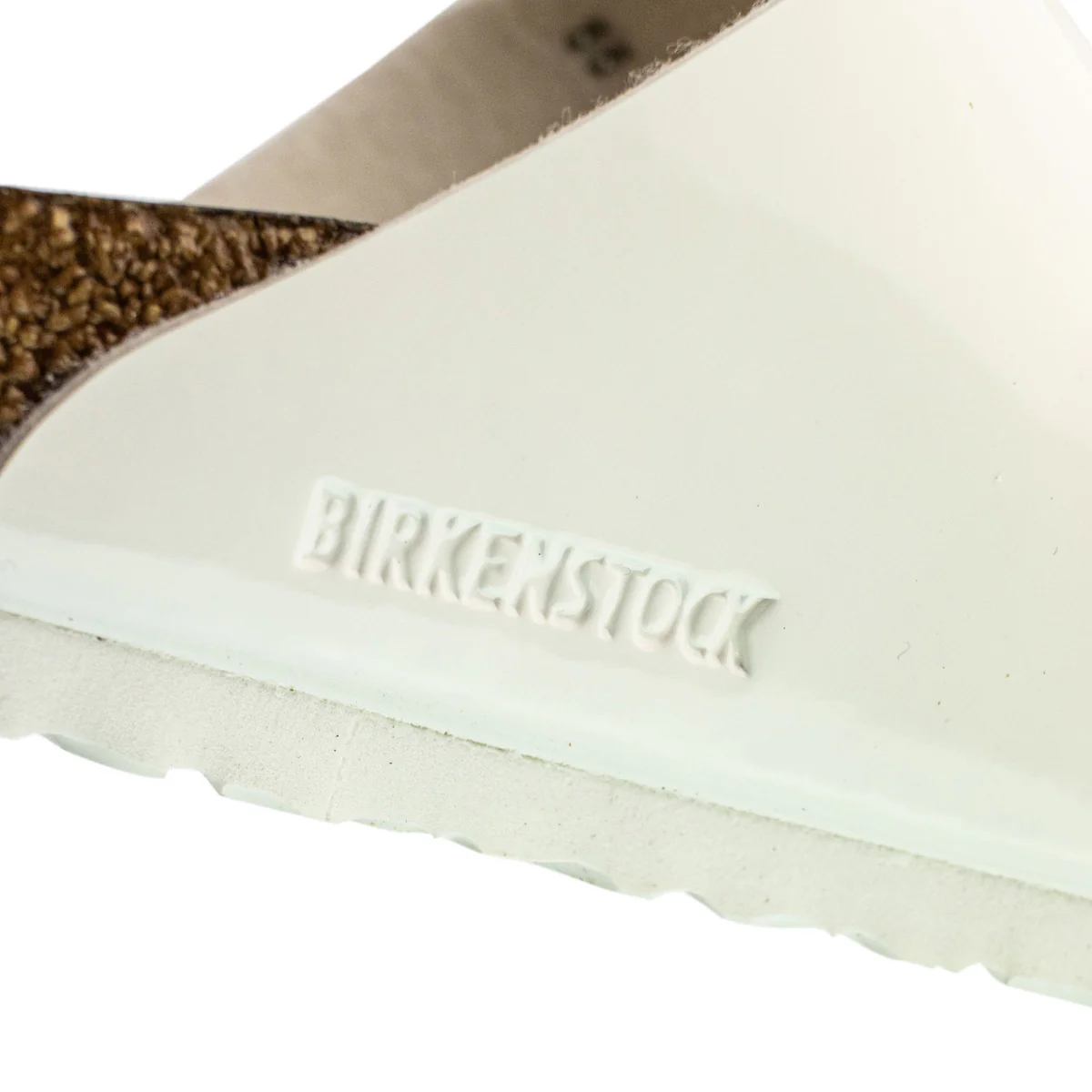 Birkenstock Arizona Kids BS Birko-Floor Patent White 1027150 - weiss-gold - Image 4