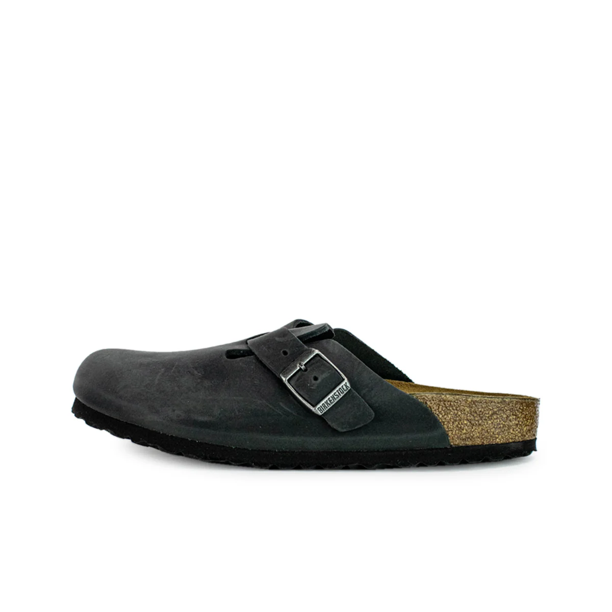 Birkenstock Boston Oiled Leather Sandale Narrow 59463 - schwarz - Image 3