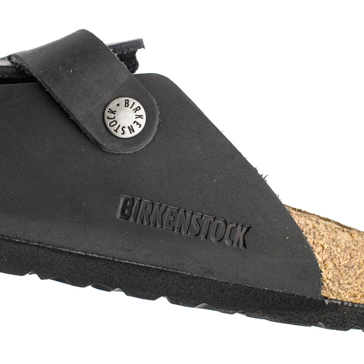 Birkenstock Boston Oiled Leather Sandale Narrow 59463 - schwarz - Image 4