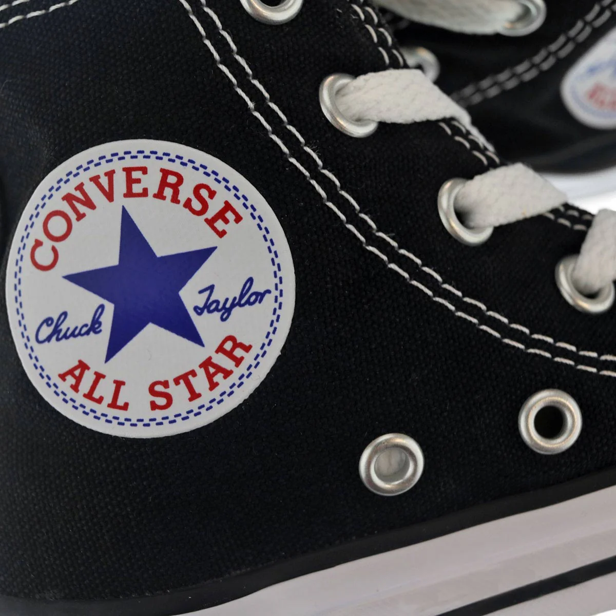 Converse All Star Chucks Hi Canvas - Black 3J231C - schwarz-weiss - Image 5