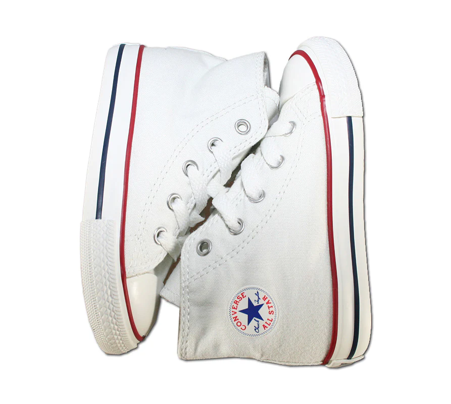 Converse All Star Chucks Hi Canvas 7J253C - weiss-rot-blau - Image 4