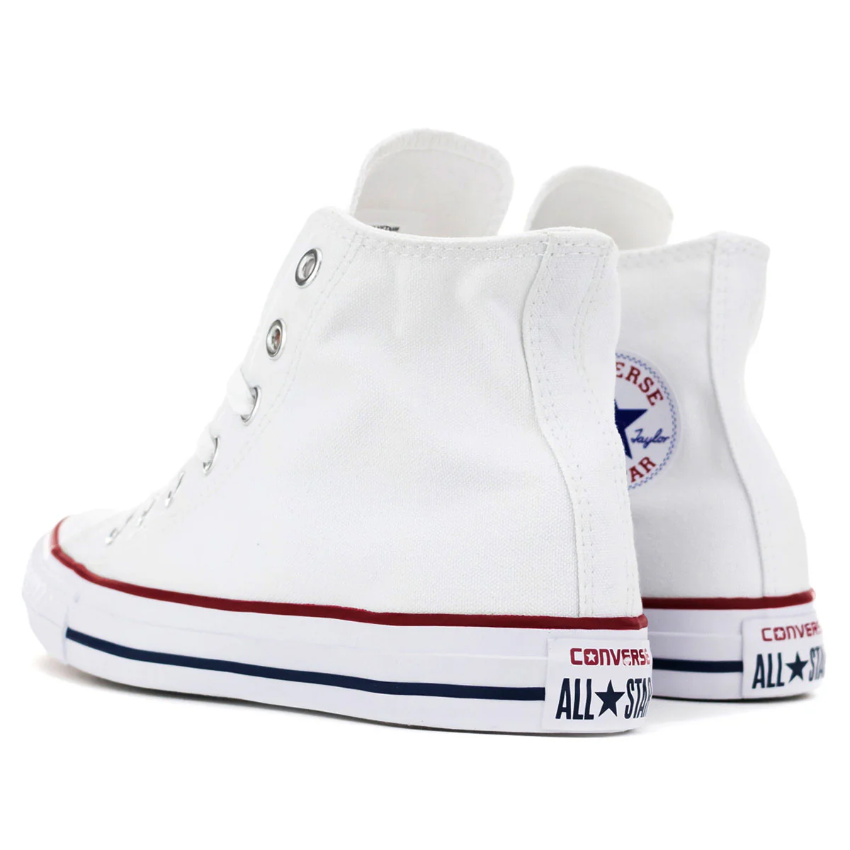 Converse All Star Chucks Hi Canvas M7650C - weiss-rot-blau - Image 4