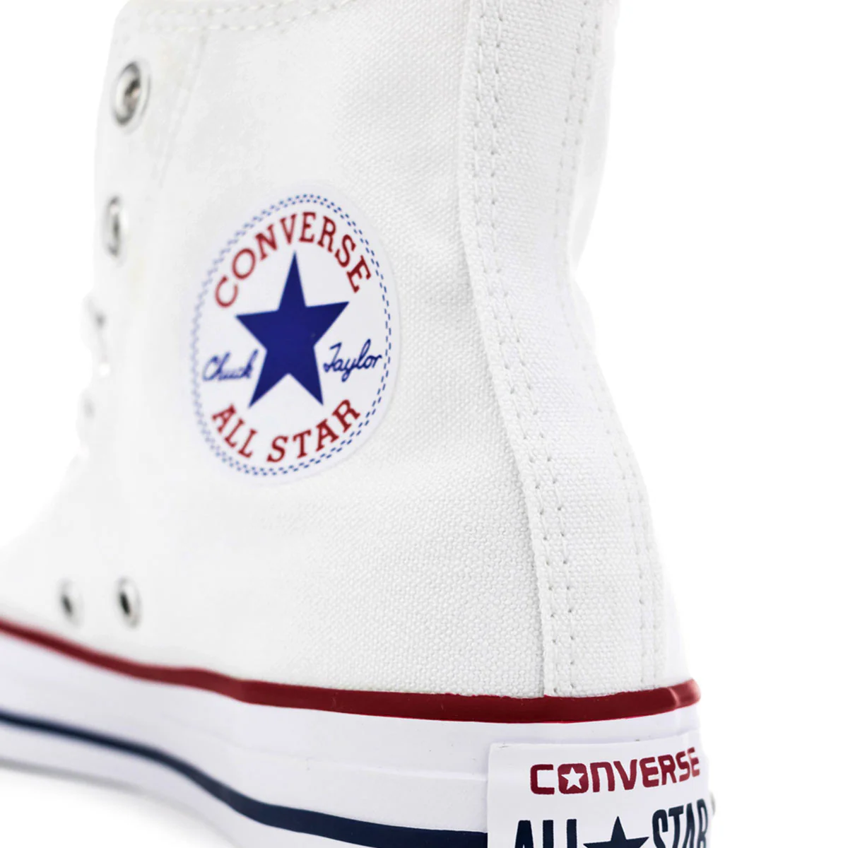 Converse All Star Chucks Hi Canvas M7650C - weiss-rot-blau - Image 5