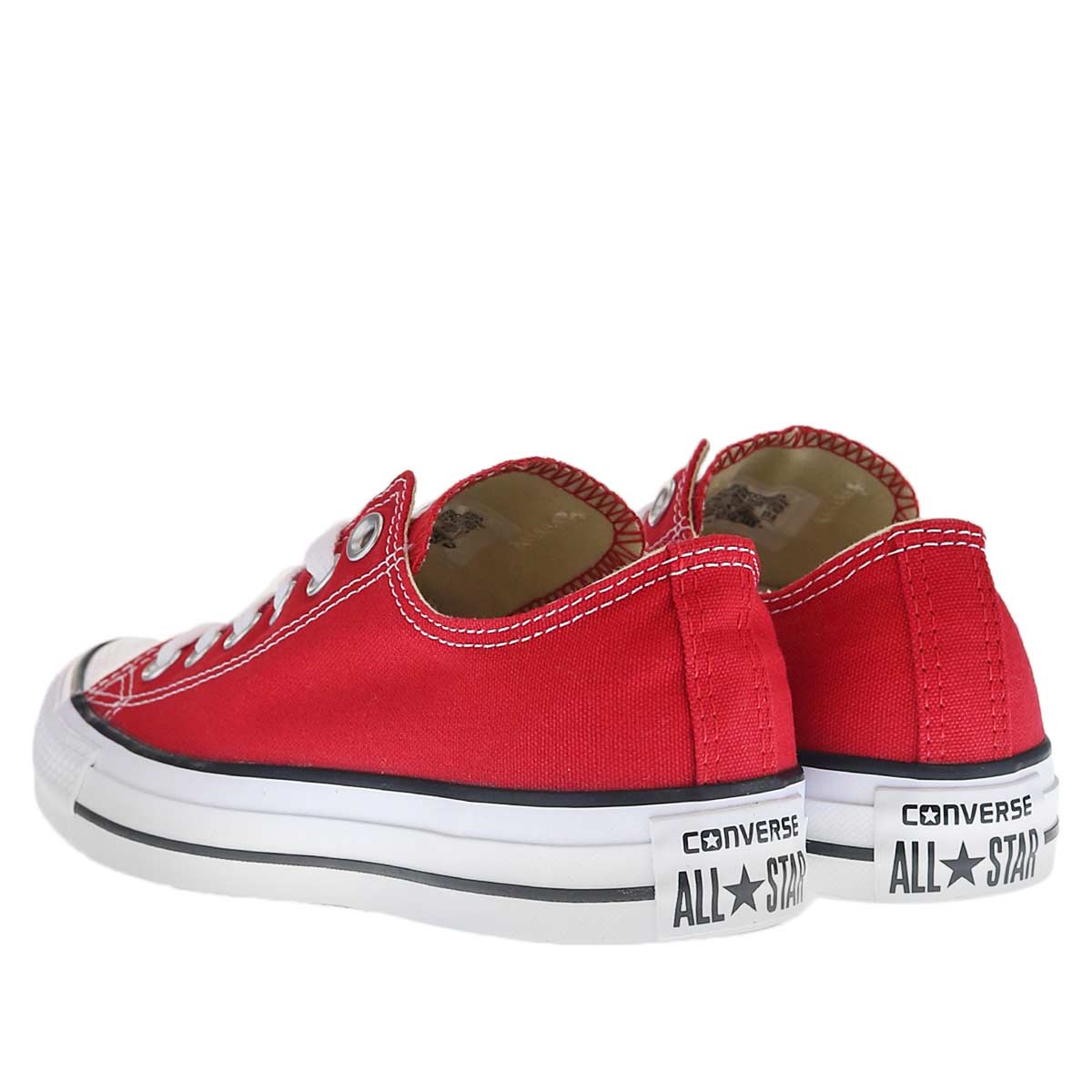 Converse All Star Chucks Ox Canvas M9696C - rot-weiss - Image 4