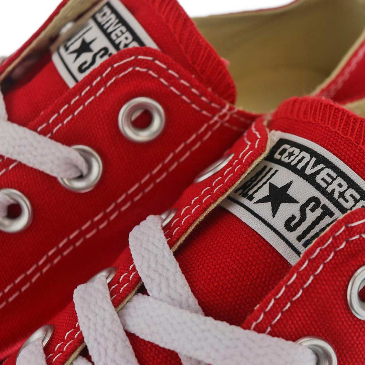 Converse All Star Chucks Ox Canvas M9696C - rot-weiss - Image 5