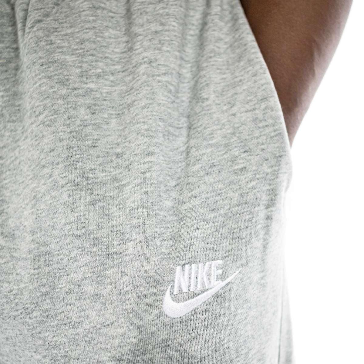 Nike NSW Club Jogger French Terry Jogging Hose BV2679-063 - hellgrau meliert-weiss - Image 3