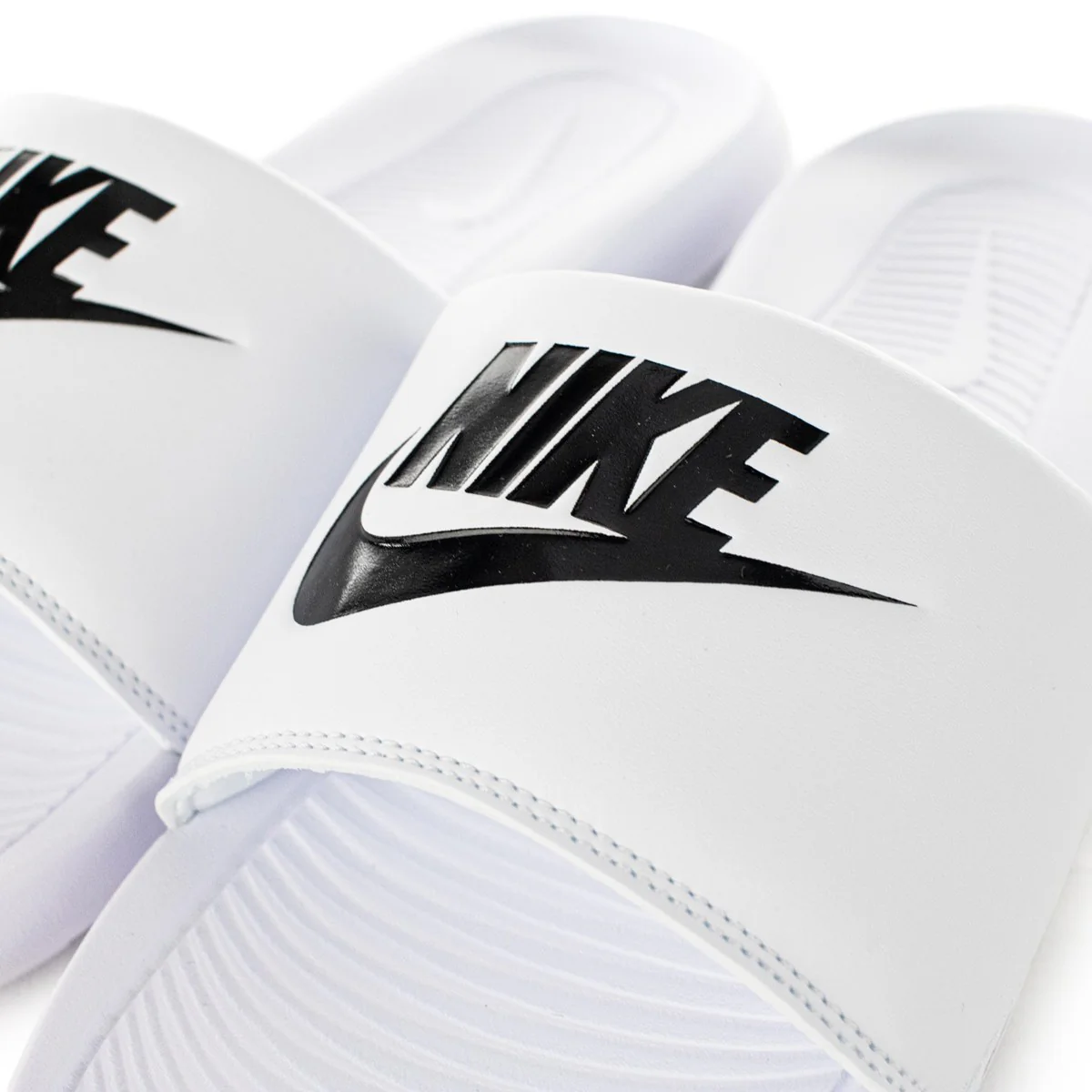 Nike Victori One Slide Badeschuhe CN9675-100 - weiss-schwarz - Image 3