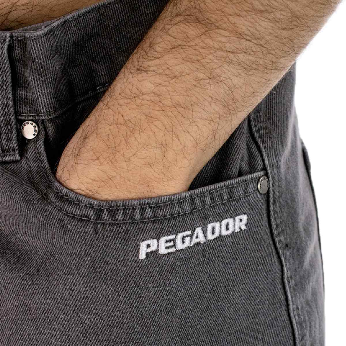 Pegador Kolar Jorts Short - Washed Grey PGDR-4901-074 - grau - Image 4