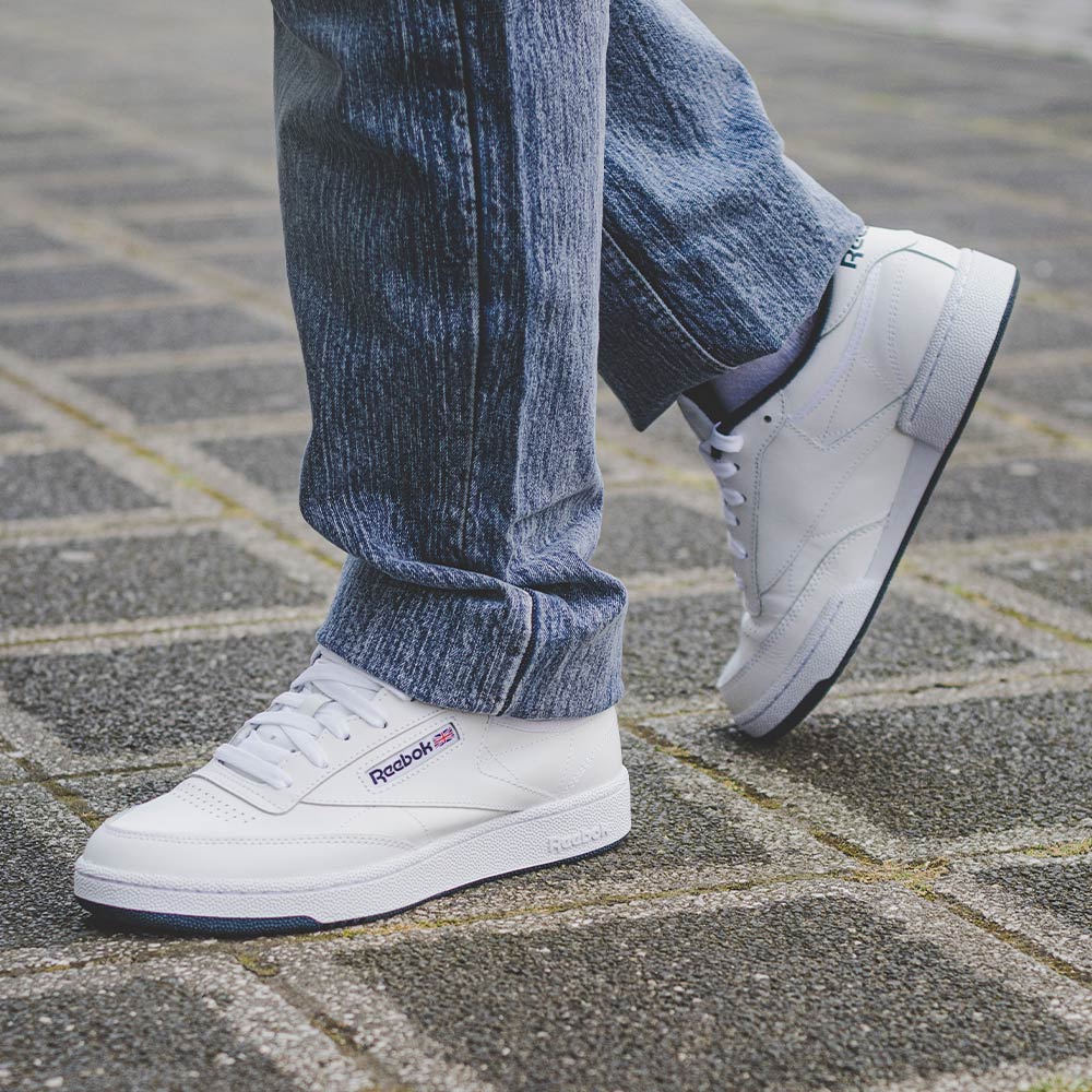 Reebok Club C 85 Classic 100000156 - weiss-dunkelblau - Image 5