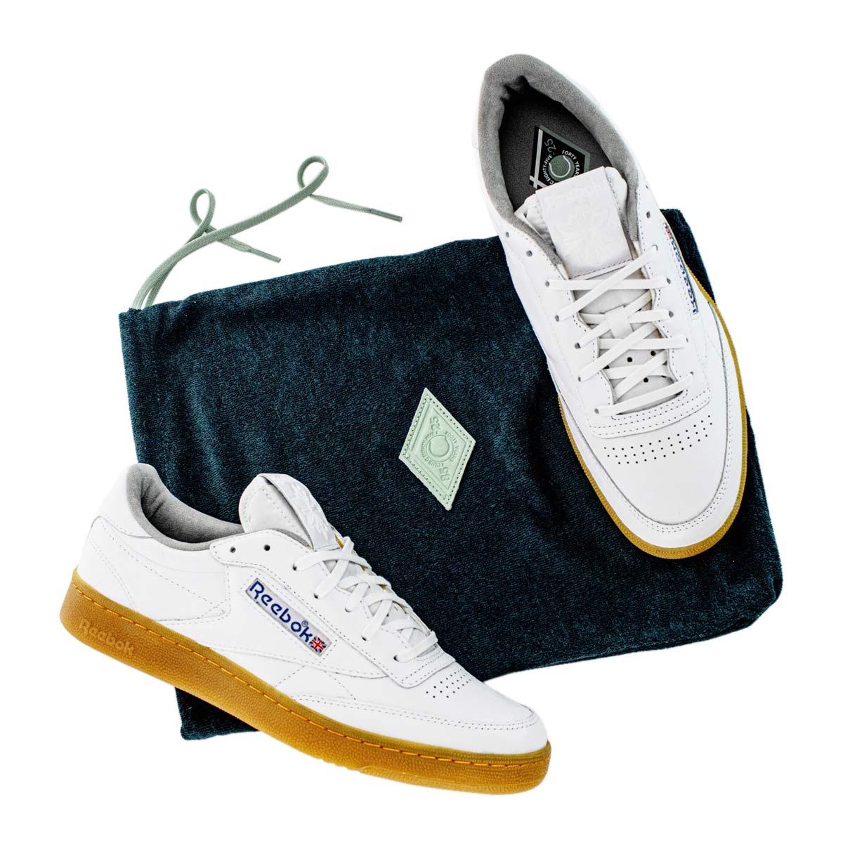 Reebok Club C 85 Vintage 40th Anniversary 100209030 - weiss-gum - Image 8