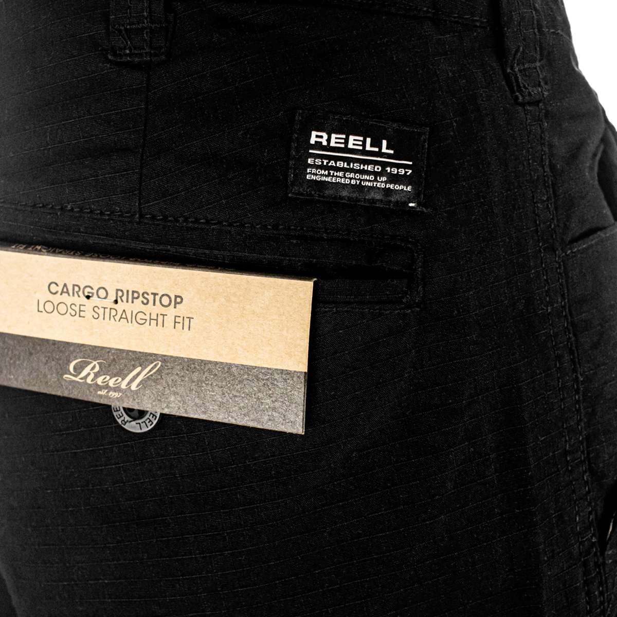 Reell Cargo Ripstop Hose 1109-011/01-002 120 deep black - schwarz - Image 4